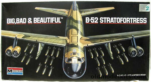 Monogram 1/72 B-52 Stratofortress - Big Bad and Beautiful Issue, 5709 plastic model kit